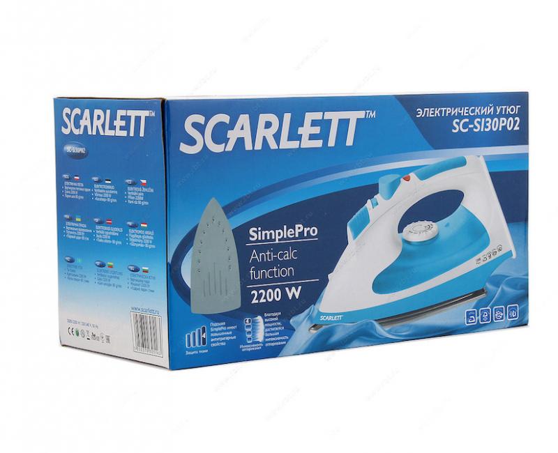 Утюг Scarlett SC-SI30P02, 2200Вт photo 5